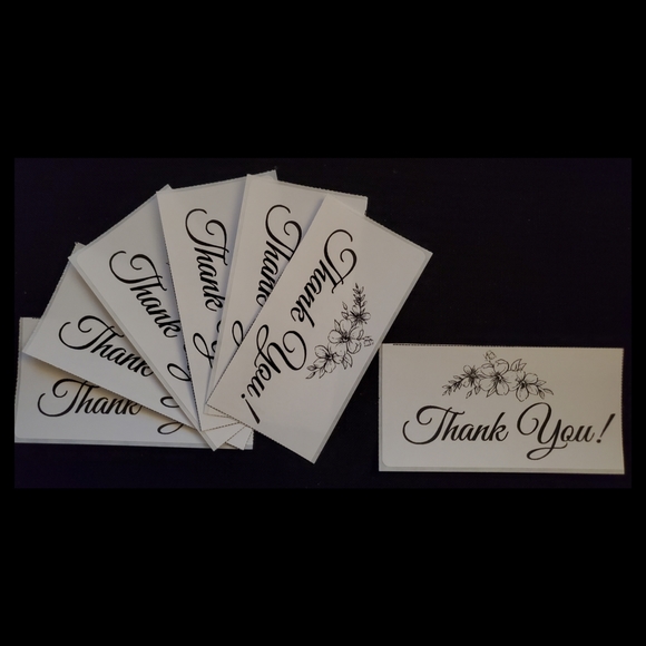 ●(200) Labels | Stickers | Small "Thank You" - Picture 3 of 6